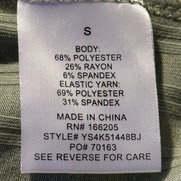 Lucky Brand Green Dress with Pleats & Ruffles, V-Neck, Size Small, NWT - Picture 11 of 11